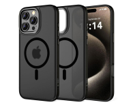 Etui do telefonów TECH-PROTECT Magedge Magsafe do iPhone 16 Pro Max Matte Black/Gunmetal 5906302311200